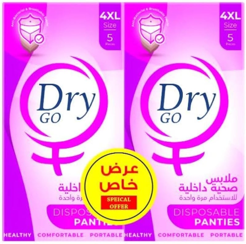 Dry Go 4XL, Disposable Panties 10 Pieces, SPECIAL OFFER