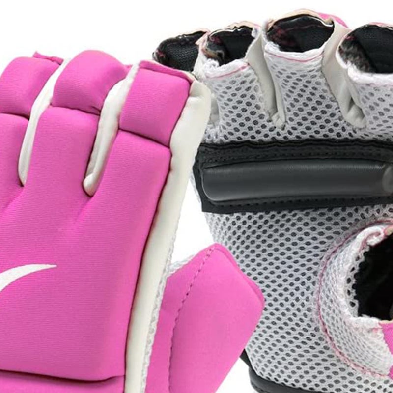 Everlast Evercool Breathable and Comfortable Full Wristwrap Support Neoprene MMA Kickboxing Gloves with Mesh Palm and Knuckle Padding, Pink - Image 3