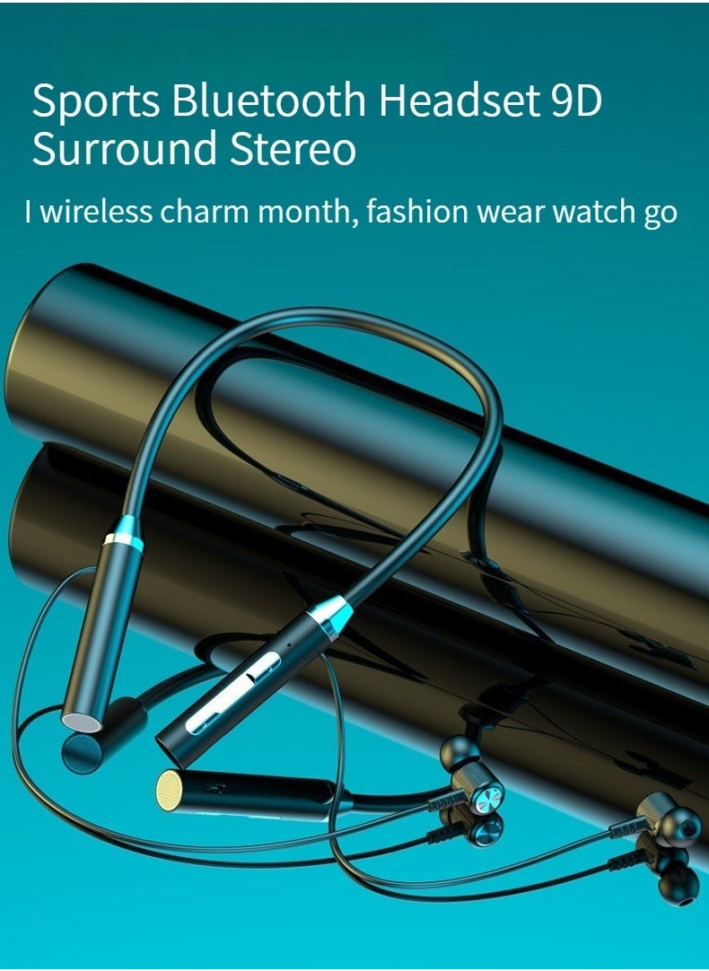 Generic The new neck-mounted Bluetooth wireless headset neck-mounted binaural sports headset basic model  - Image 3