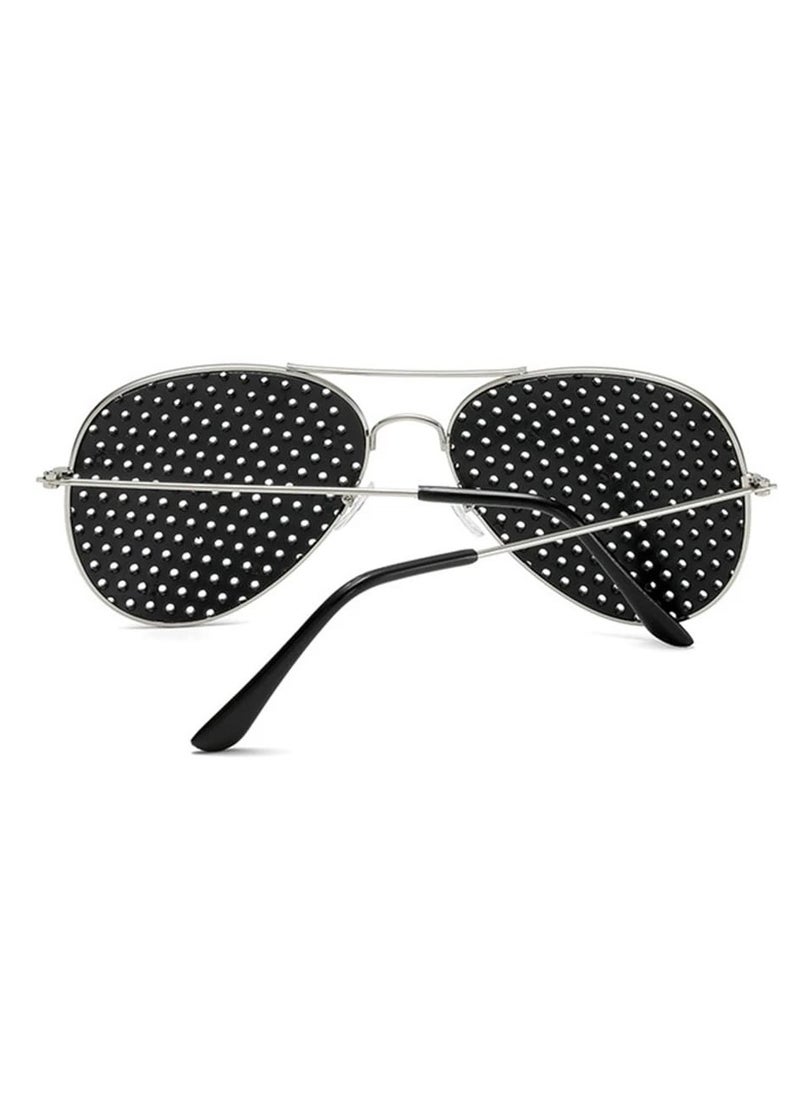 Generic - Fashion piercing relief glasses corrective anti fatigue myopia vision care eye protection - Image 1