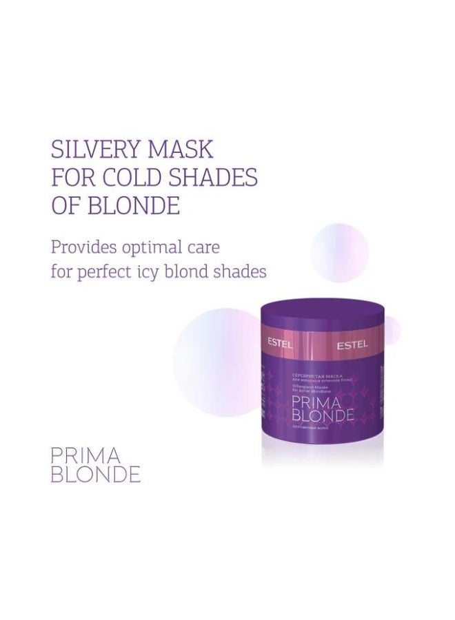 PRIMA BLONDE Silvery Mask for Cold Blond Shades 300 ml - Image 2