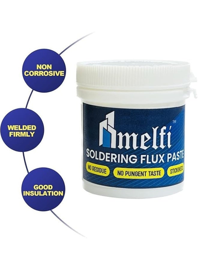 Melfi Electronic Grade Soldering Past 50G - Low Smoke Emission Solder Paste Flux For Solder Iron And Work Station Solder Grease Rosin Paste Flux - Taiwan - Image 3