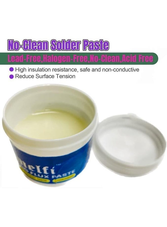 Melfi Electronic Grade Soldering Past 50G - Low Smoke Emission Solder Paste Flux For Solder Iron And Work Station Solder Grease Rosin Paste Flux - Taiwan - Image 2
