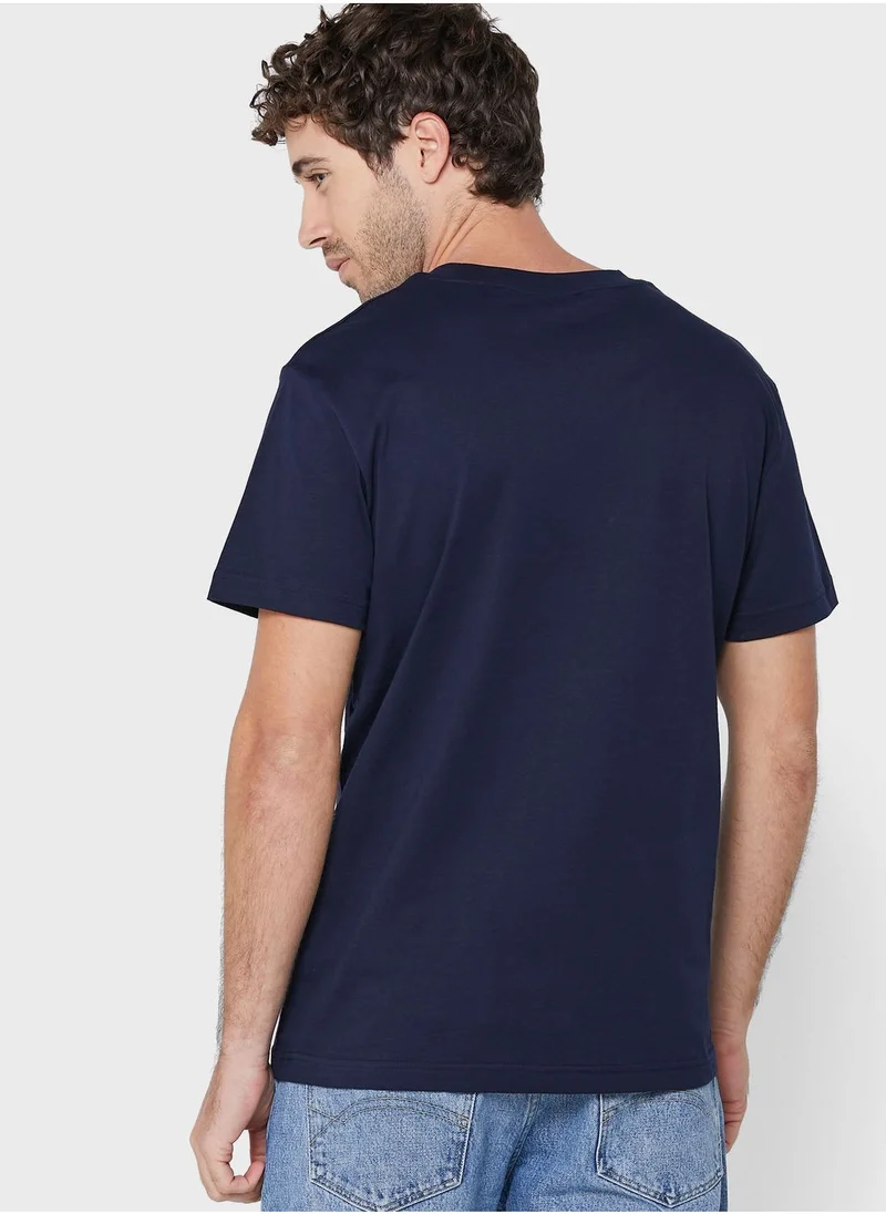 GANT Slogan Crew Neck T-Shirt