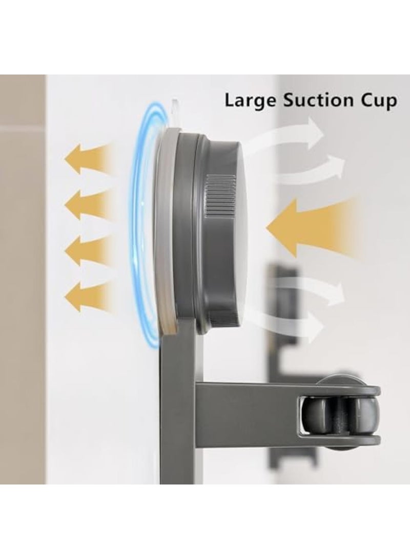 SYOSI Suction Cup Towel Rack for Bathroom (19–33 Inch Adjustable) – No-Drill Wall-Mounted Bar, Rotatable, Strong Hold, Space-Saving and Flexible Design for Bathroom, Kitchen, Closet, and Laundry Room - Image 2