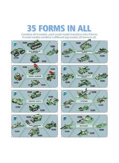 واي آند دي Robot Building Kit for Kids, 35 in 1 Blocks Erector Sets Boys, Engineering Educational Construction Toys, 832 Pcs Projects Multifunctional Toys Gift  - Image 5