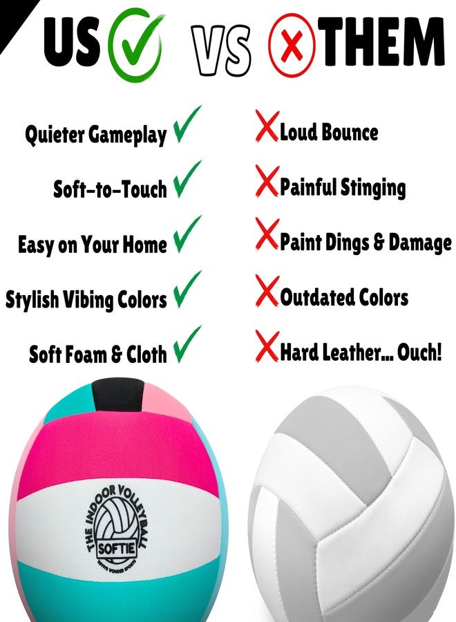 Revive Wonder Indoor Soft-Touch Volleyball – Padded Foam Practice Ball for Pain-Free Training | Realistic Weight & Bounce | Silent Indoor Gear for Kids & Teens - Image 5