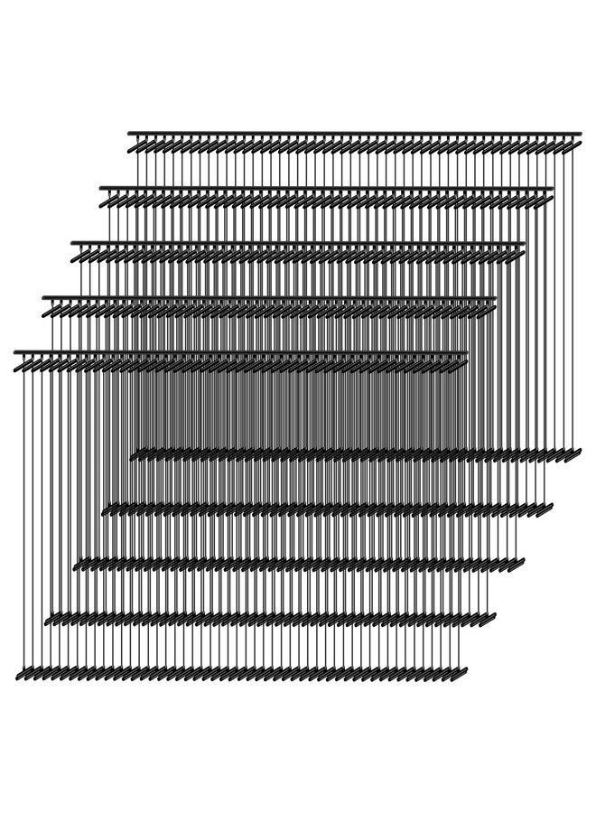 Grosun 5000 Pieces Standard Tagging Fasteners Standard Tag Pins Plastic Regular Garment Clothing Price Tag Label Standard Tagging Barbs (Black, 3 Inches) - Image 1