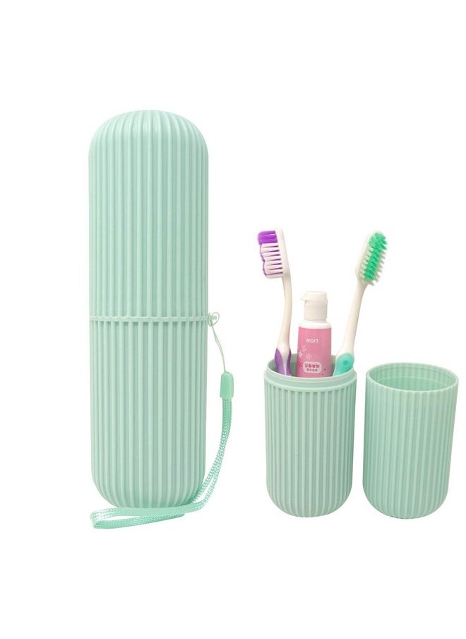 Portable Plastic Toothbrush Toothpaste Cup Case Box Holder Container For Travel (Green) - pzsku/Z12A0DC060B36F87EB2D6Z/45/_/1730727846/891640f7-d3dd-4cd4-8872-4a147584bde1