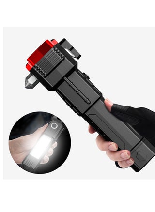 Multifunctional Waterproof Flashlight Outdoor Rechargeable Three Speed Dimming With Safety Hammer - pzsku/Z12A0E57EF520B785C1ABZ/45/_/1718179877/4bdbe24a-39d7-4e20-99dd-94bd1992c33d