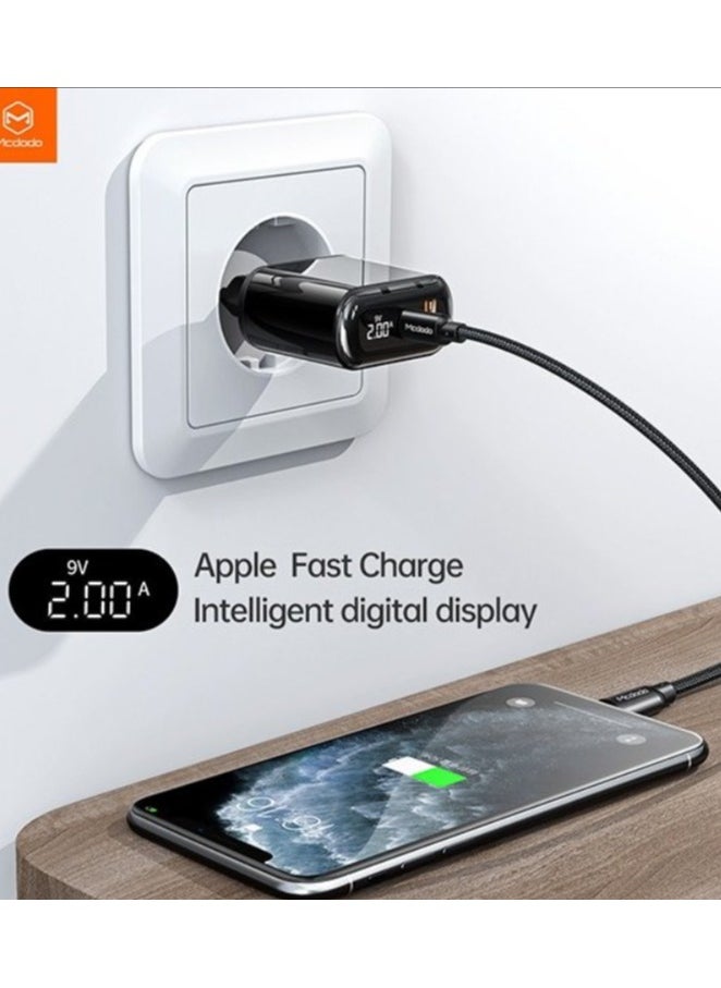 Mcdodo - Mcdodo CH-7171 fast USB charger digital display PD3.0 QC3.0 20W - Image 1