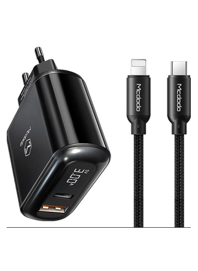 Mcdodo - Mcdodo CH-7171 fast USB charger digital display PD3.0 QC3.0 20W - Image 1