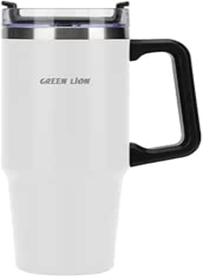 GreenLion Green Lion Vacuum Travel Mug - White