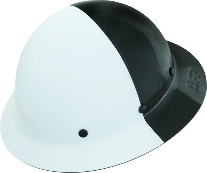 AFP Fiber Full Brim Hard Hat | 6 Point Ratchet Suspension | OSHA & ANSI Rated | Hard Hats for Men | Premium Construction Helmets for Safety - Image 1