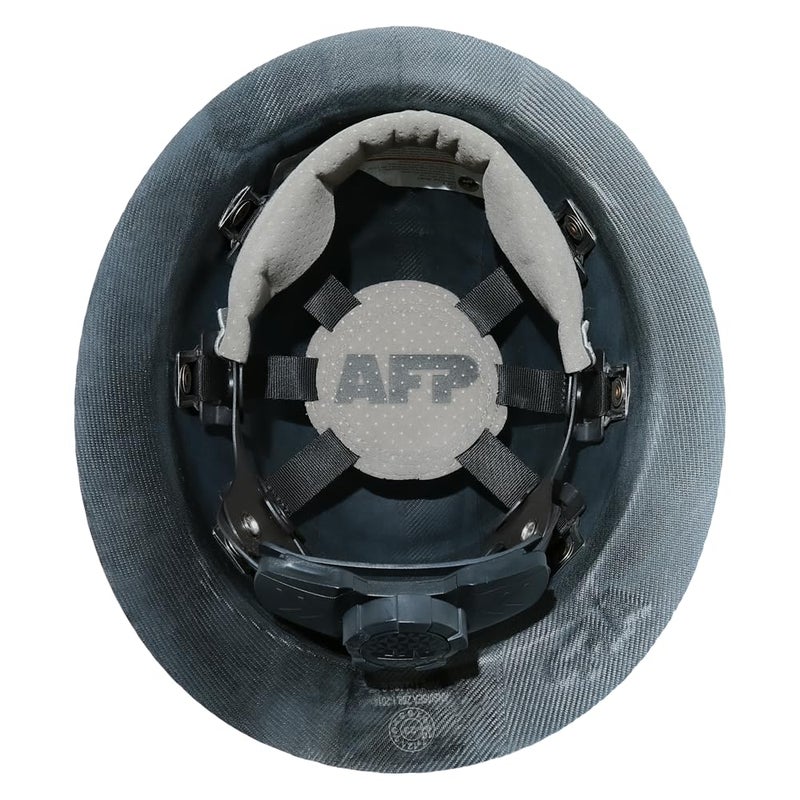 AFP Fiber Full Brim Hard Hat | 6 Point Ratchet Suspension | OSHA & ANSI Rated | Hard Hats for Men | Premium Construction Helmets for Safety - Image 2