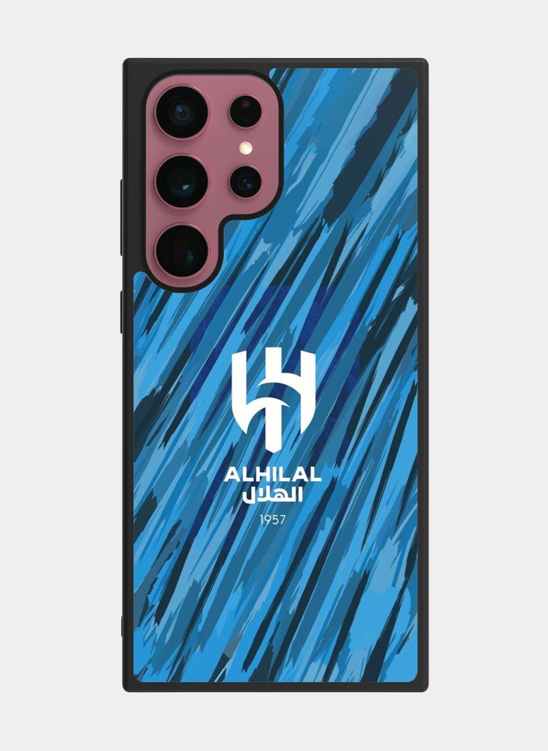 PXLAAT Samsung Galaxy S22 Ultra case cover Alhilal Club - Image 1