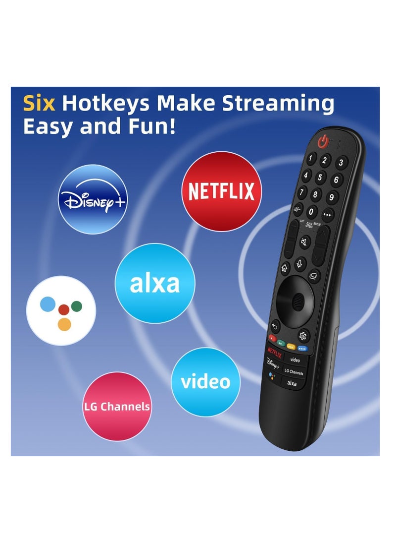 Universal LG TV Magic Remote Replacement for 2019–2024 Smart TVs - Image 3