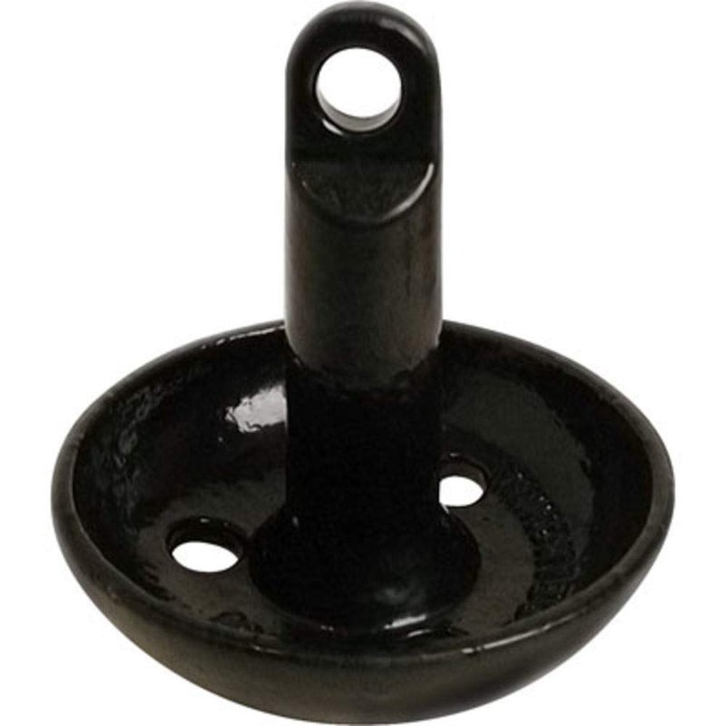 SeaSense Mushroom Boat Anchor Ideal for Skiffs Canoes Kayaks More Great for Sandy Muddy or Weedy Bottoms Cast Iron w Black Vinyl Coating 10 lbs For Boats Up to 15 - Image 2