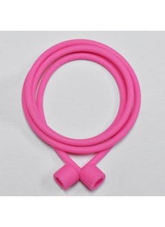Generic For Apple Airpods2PRO3 Earphone Anti-lost Rope Millet Huawei Earphone Silicone Lanyard TWS Anti-lost Rope-Color:231C-1 Rose Red (Classic)-Applicable Model:For Apple Wireless Headphones  - Image 1