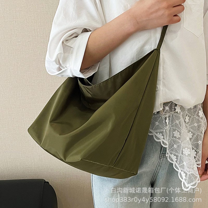 Large Bag For Women Commuting Out, Large Capacity Women'S Crossbody Bag Nylon Cloth Shoulder Casual Tote Bag - Image 2