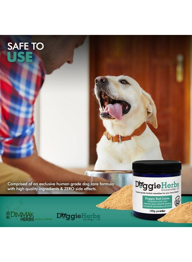 dimmak herbs Complete Joint Care for Dogs w Glucosamine, MSM & Chondroitin | Human Grade Dog Supplement - 100g by Doggie Herbs - Image 4