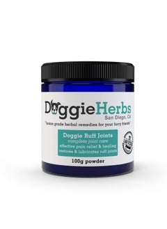 dimmak herbs Complete Joint Care for Dogs w Glucosamine, MSM & Chondroitin | Human Grade Dog Supplement - 100g by Doggie Herbs  - Image 1