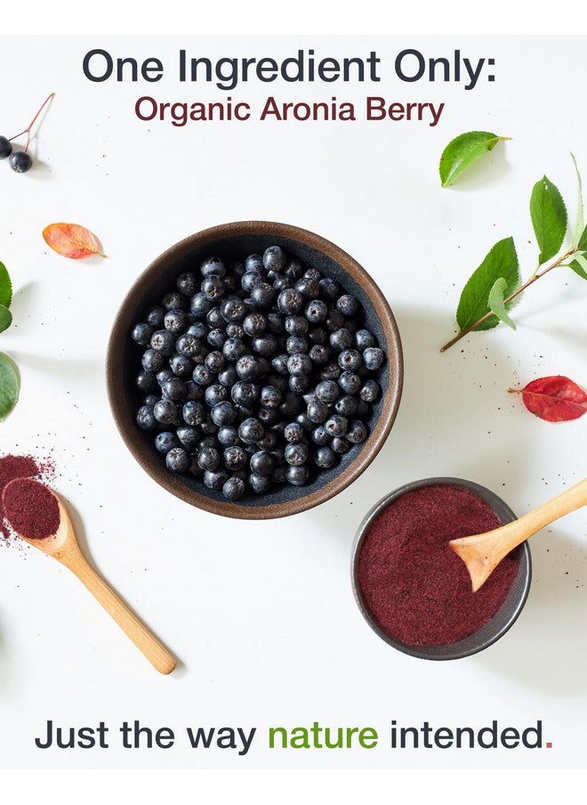 Green Valley Superfoods - Organic Aronia Berry Juice Powder, Chokeberry, Antioxidant Rich Anthocyanins (8 Ounce) - Image 1