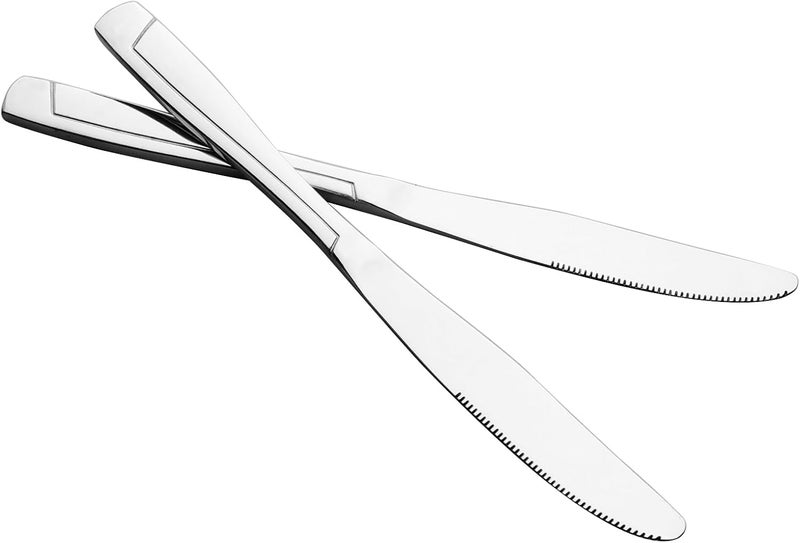 Cand Stainless Steel Dinner Knives, Set of 16, Flatware Table Knife Set - Image 1