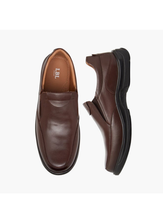 LBL by Shoexpress Men Solid Slip-On Loafers - Image 3