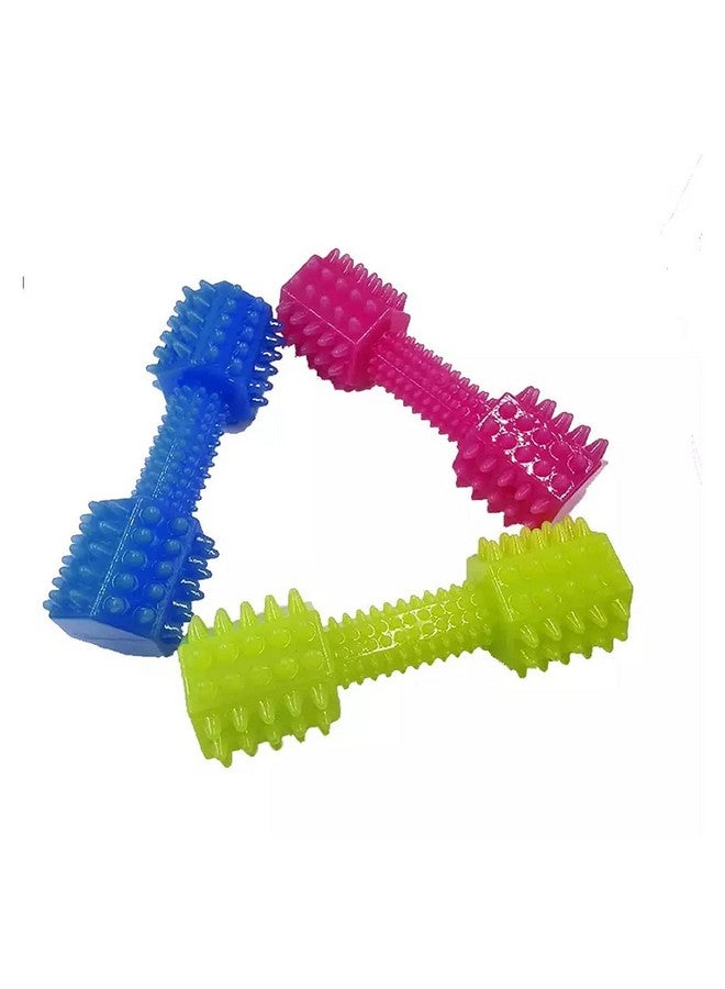 إيميلي بيتس لعبة مضغ للكلاب، لعبة تسنين للجراء، لعبة حبل للكلاب، لعبة كرة مضغ تصدر صريرًا للكلاب، لعبة مطاطية تصدر صريرًا للكلاب والجراء والقطط الصغيرة (قد يختلف اللون كثيرًا) عبوة من 4 قطع - Image 5