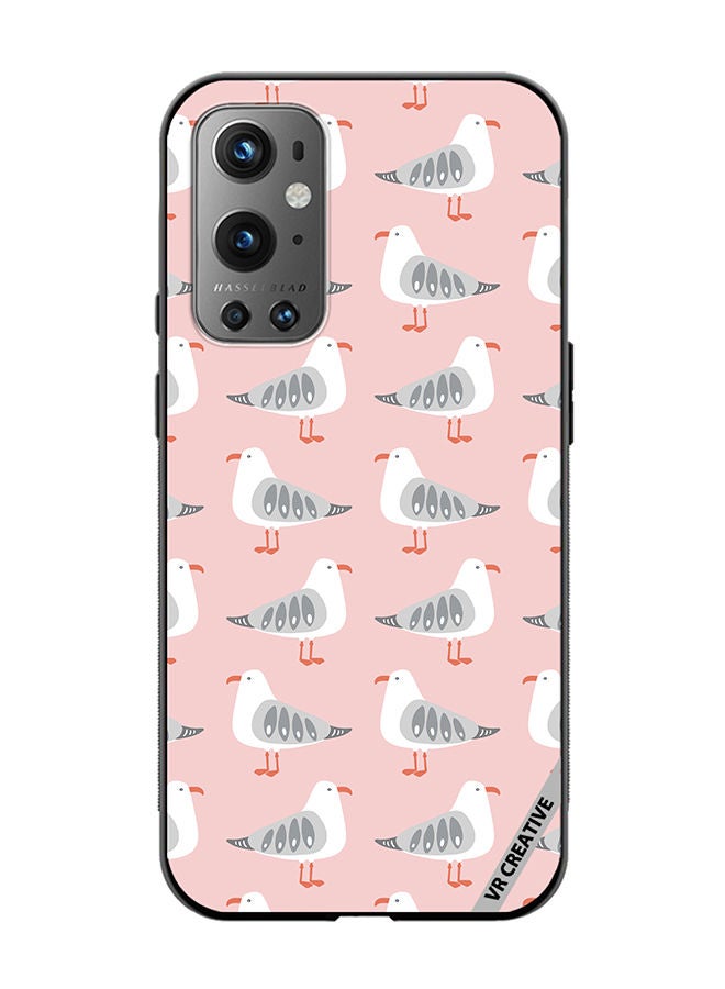 VR CREATIVE Protective Case Cover For OnePlus 9 Pro Seagull Vector Design Multicolour - Image 1