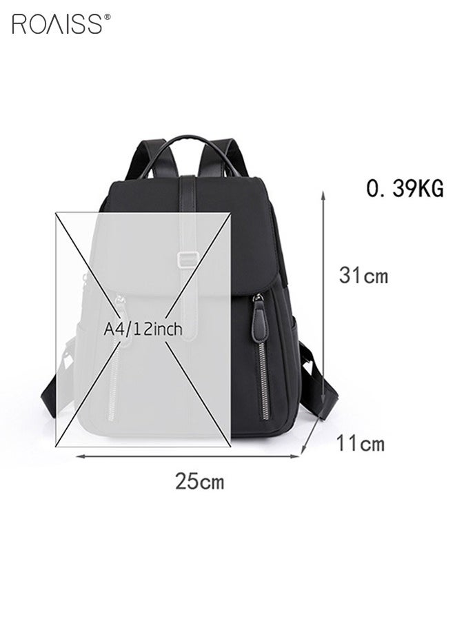 roaiss - Women's Fashion Waterproof Oxford Backpack Lightweight Travel Anti-Theft Backpack - Image 1