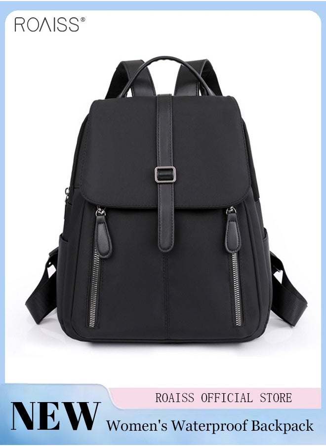 roaiss - Women's Fashion Waterproof Oxford Backpack Lightweight Travel Anti-Theft Backpack - Image 1