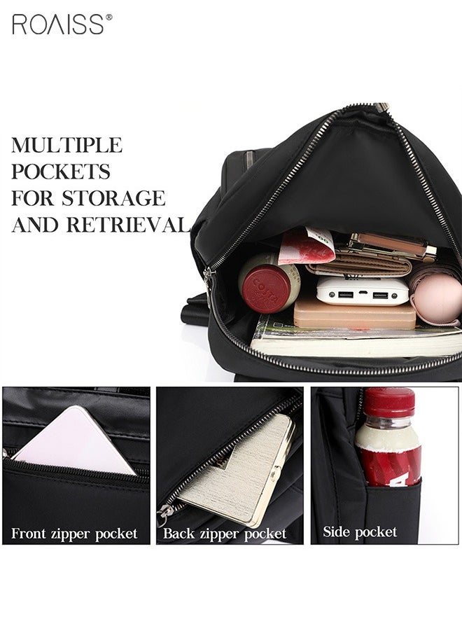 roaiss - Women's Fashion Waterproof Oxford Backpack Lightweight Travel Anti-Theft Backpack - Image 1