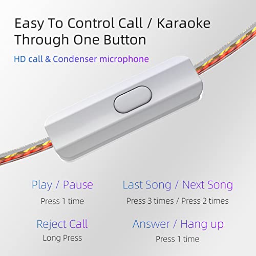 KZ EDC in-Ear Monitors, HiFi Stereo Stage/Studio IEM Wired Noise Isolating Sport Earphones/Earbuds/Headphones with Detachable Cable for Musician Audiophile (with Mic, Blue & Purple) - Image 4