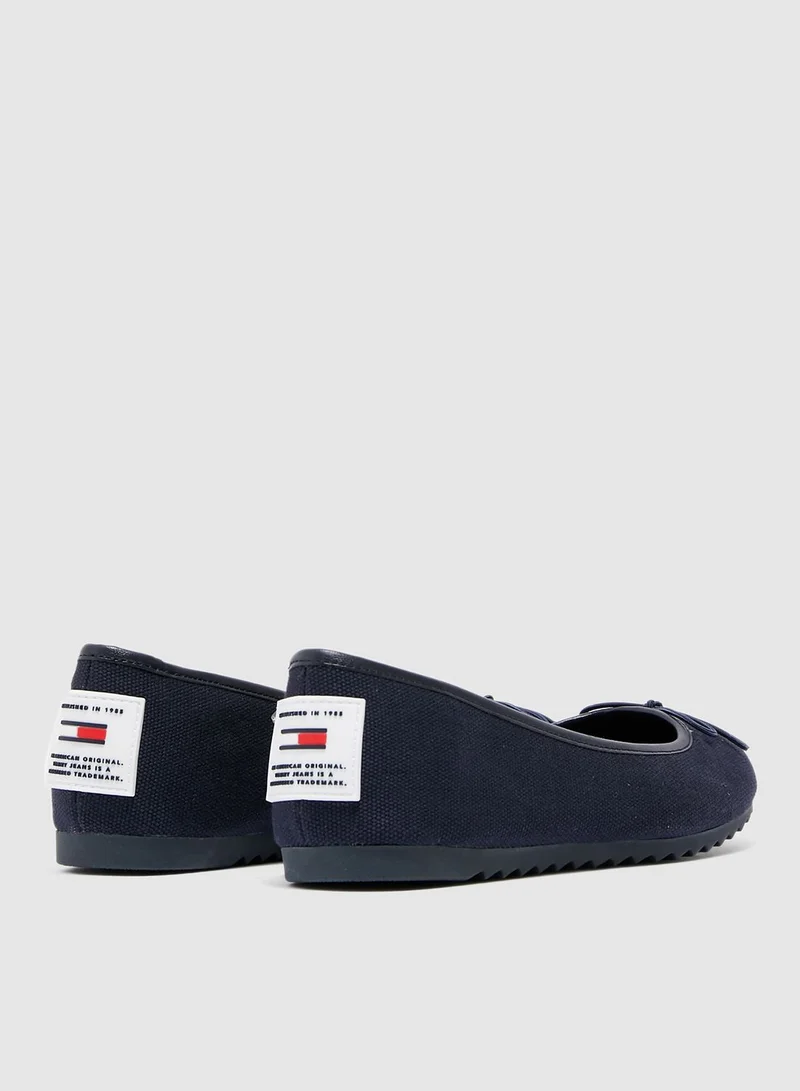 TOMMY HILFIGER Rubber Patch Ballerina - Midnight