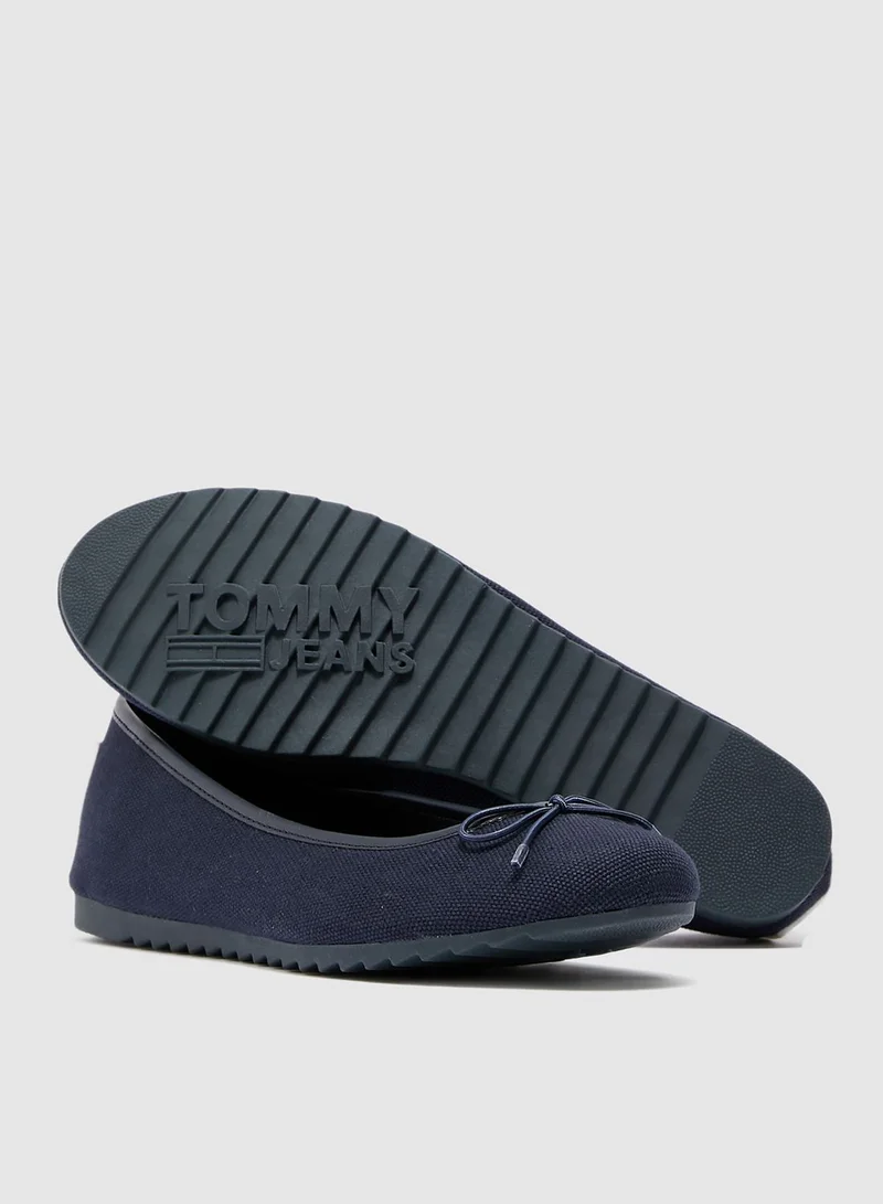 TOMMY HILFIGER Rubber Patch Ballerina - Midnight