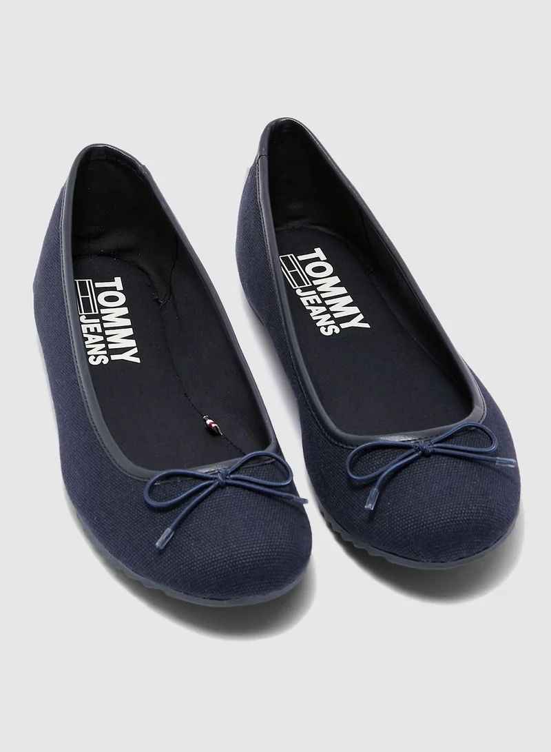 TOMMY HILFIGER Rubber Patch Ballerina - Midnight