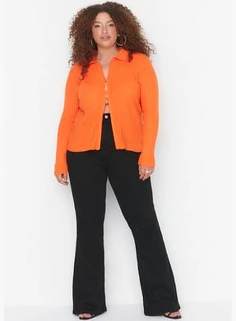 trendyol Black High Waist Flare Jeans