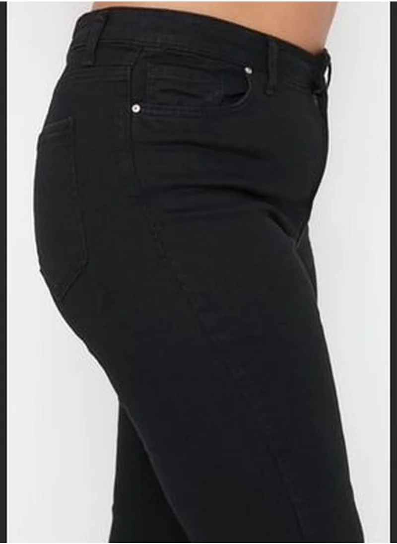 trendyol Black High Waist Flare Jeans