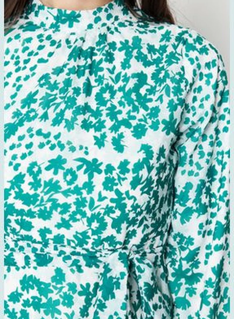 trendyol Floral Print Maxi Dress