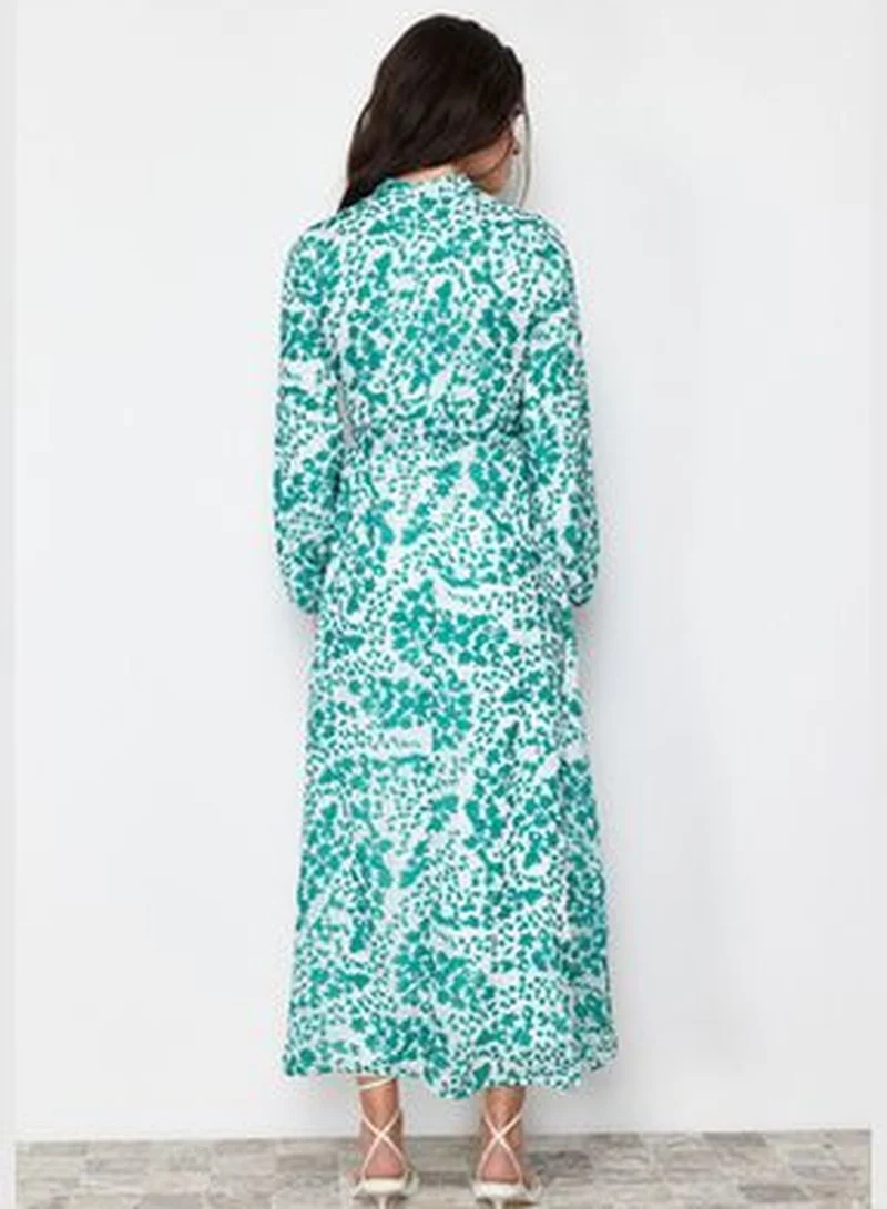 trendyol Floral Print Maxi Dress
