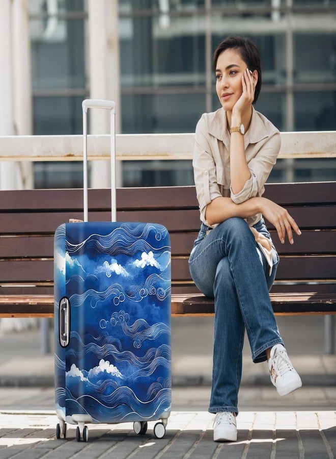 THISFIND Luggage Cover, Washable Travel Suitcase Cover, Suitcase Protector Anti-scratch Bag cover Fits 18-34 Inch Luggage, 25, S(18"-22" Suitcase), Animal - Image 2