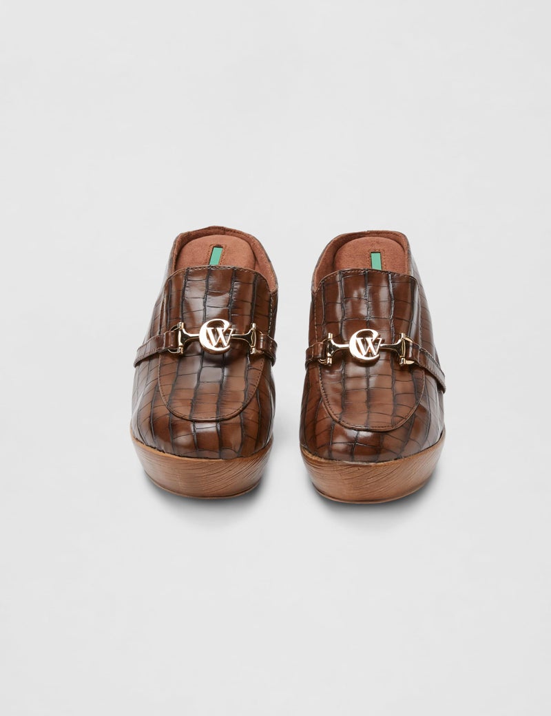Catwalk Women Stylised Wedges Sneakers 10179 (Brown-7) - Image 4