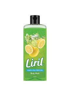 Liril Lemon & Tea Tree Body Wash, 250Ml, Refreshing Liquid Shower Gel For Bathing For Men & Women, Refresh And Rejuvenate With Liril Body Wash  - Image 1