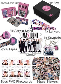 166-piece Kpop SKZ Stray Kids Album MAXIDENT Merch Sets Lomo Cards Photocards Stickers Lanyards Keychain Tape Standing Sign Set - pzsku/Z12A21C7BC2EAE99E734AZ/45/_/1669187080/06b14524-57ed-4201-9357-470cd6143a25