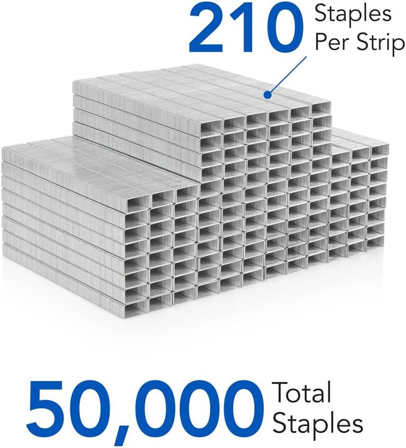 Swingline Staples, Standard, .64 cm Length, 210/Strip, 5000/Box, 10 Pack (35111) - Image 5