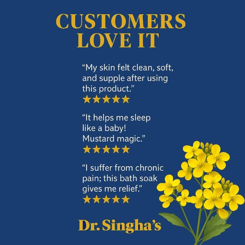Dr. Singha's Mustard Bath - Therapeutic Bath Salts with Essential Oils, 16 Ounce - Image 4