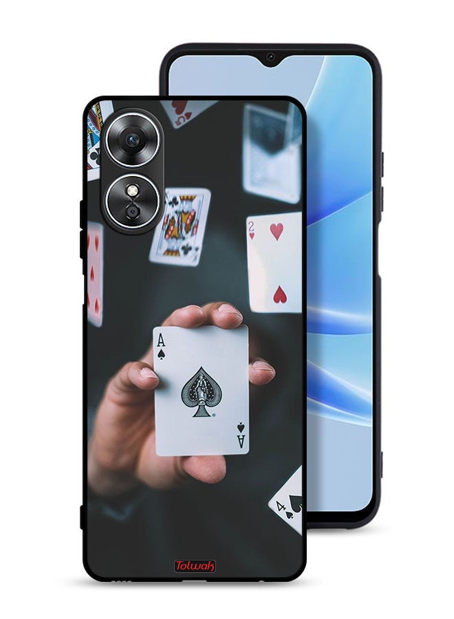 Tolwak Oppo A17 Protective Case Cover Cards - Image 1