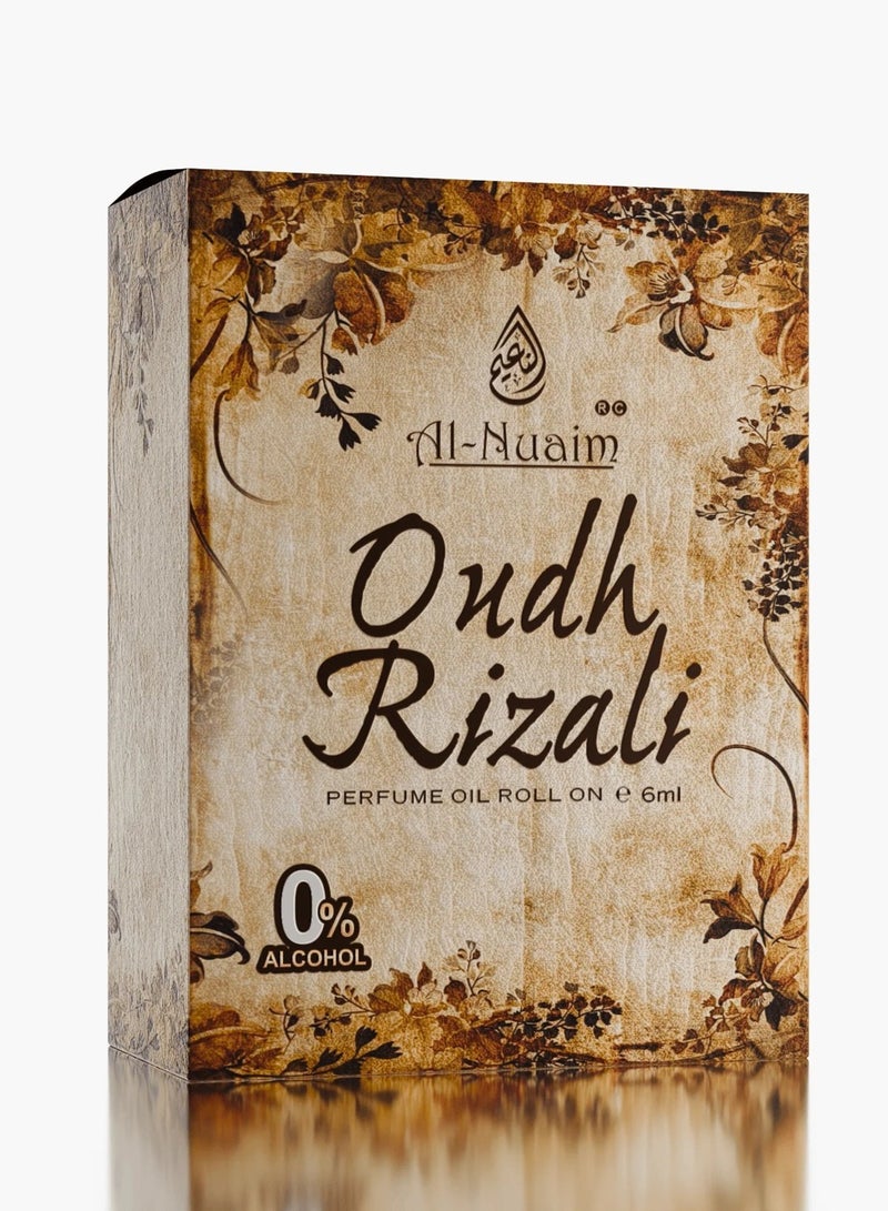 Al Nuaim Al-Nuaim Tohfa Series Oudh Rizali Attar Roll-On Perfume Oil for Women & Men (Unisex) – 6ml | Alcohol-Free Long Lasting Oud & Rose Concentrated Ittar | Pocket Size Arabic Fragrance for Daily Wear & Prayer - Image 3